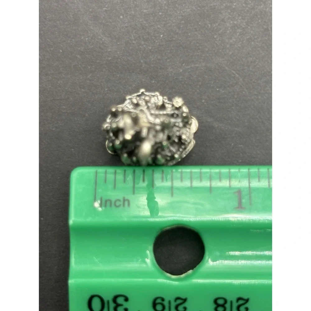Vintage Sterling Silver Disneyland Castle Charm Pendant Disney 7 Grams G2